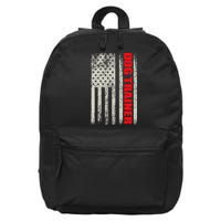 Dog Trainer Usa Flag Dog Training Fun K9 Training Show Dog 16 in Basic Backpack