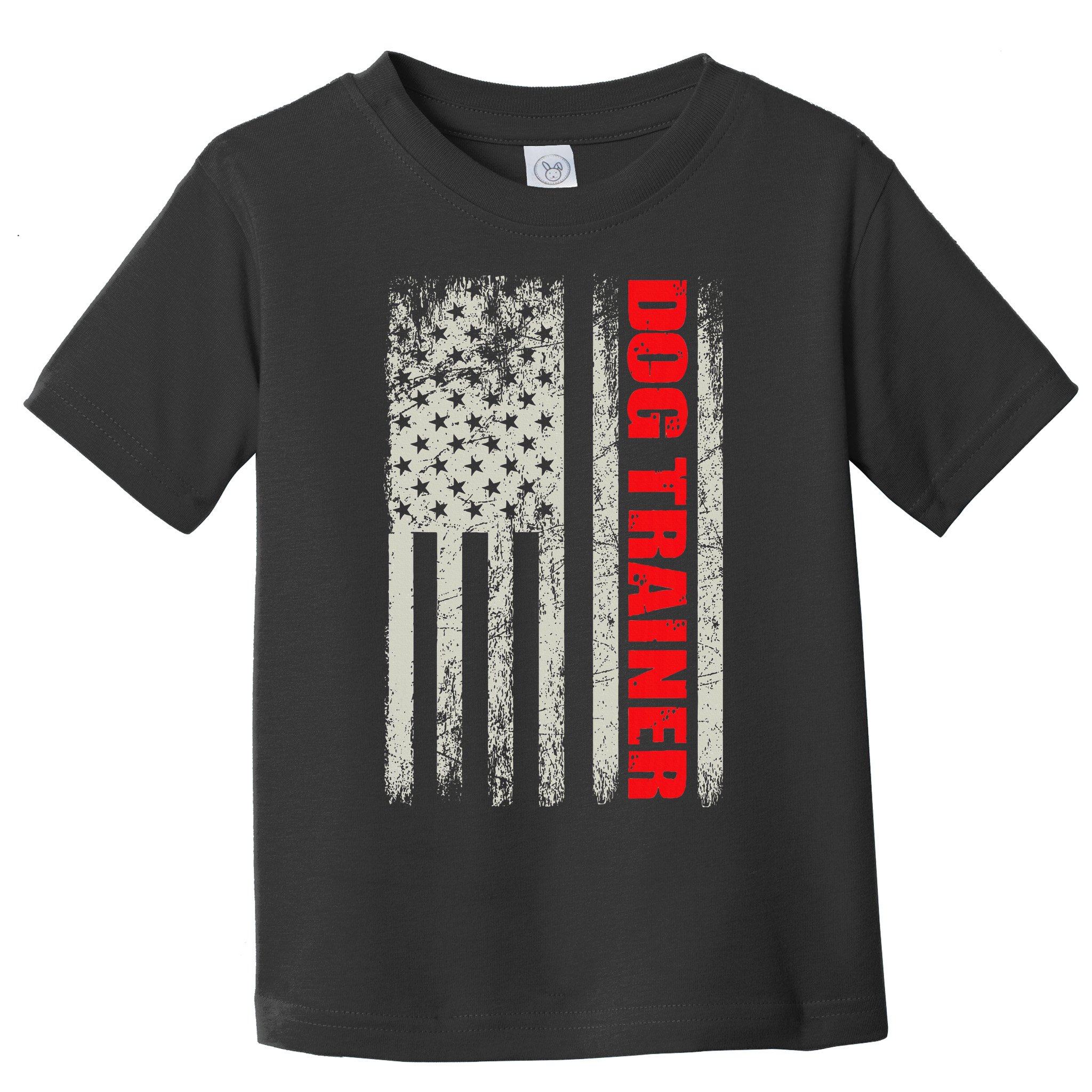Dog Trainer Usa Flag Dog Training Fun K9 Training Show Dog Toddler T-Shirt