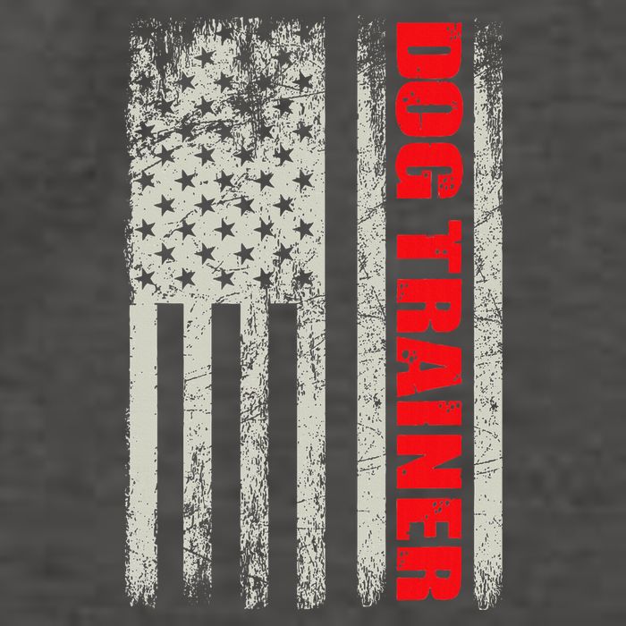 Dog Trainer Usa Flag Dog Training Fun K9 Training Show Dog Vector Backpack