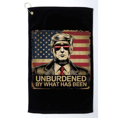 Donald Trump Unburdened By What Has Been Funny Platinum Collection Golf Towel