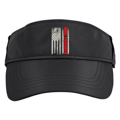 Dog Trainer USA Flag Dog Training Fun K9 Training Show Dog Adult Drive Performance Visor