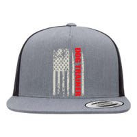 Dog Trainer USA Flag Dog Training Fun K9 Training Show Dog Flat Bill Trucker Hat