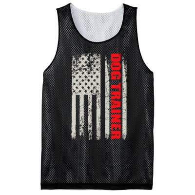 Dog Trainer USA Flag Dog Training Fun K9 Training Show Dog Mesh Reversible Basketball Jersey Tank