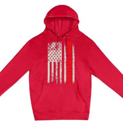 Dog Trainer USA Flag Dog Training Fun K9 Training Show Dog Premium Pullover Hoodie