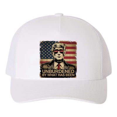 Donald Trump Unburdened By What Has Been Funny Adults .Qxjjlhih Yupoong Adult 5-Panel Trucker Hat