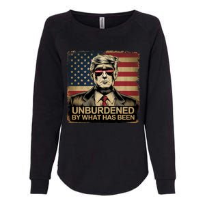 Donald Trump Unburdened By What Has Been Funny Adults Womens California Wash Sweatshirt