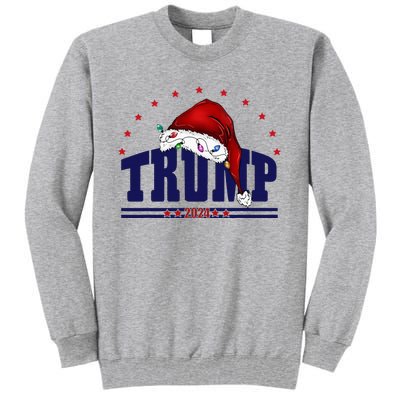 Donald Trump Usa 2024 Santa Claus Hat Christmas Tall Sweatshirt