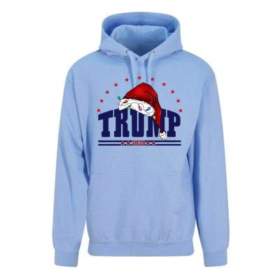 Donald Trump Usa 2024 Santa Claus Hat Christmas Unisex Surf Hoodie