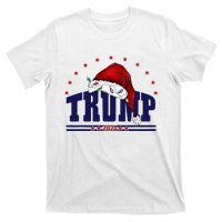 Donald Trump Usa 2024 Santa Claus Hat Christmas T-Shirt