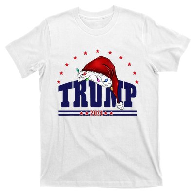 Donald Trump Usa 2024 Santa Claus Hat Christmas T-Shirt