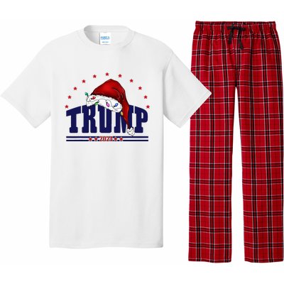 Donald Trump Usa 2024 Santa Claus Hat Christmas Pajama Set