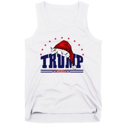 Donald Trump Usa 2024 Santa Claus Hat Christmas Tank Top