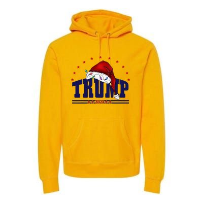 Donald Trump Usa 2024 Santa Claus Hat Premium Hoodie