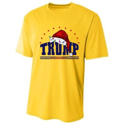 Donald Trump Usa 2024 Santa Claus Hat Performance Sprint T-Shirt