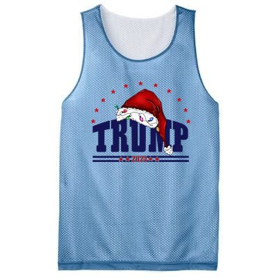 Donald Trump Usa 2024 Santa Claus Hat Mesh Reversible Basketball Jersey Tank