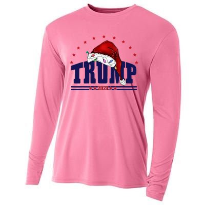 Donald Trump Usa 2024 Santa Claus Hat Cooling Performance Long Sleeve Crew