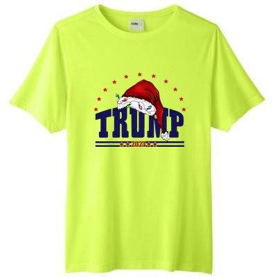 Donald Trump Usa 2024 Santa Claus Hat Tall Fusion ChromaSoft Performance T-Shirt