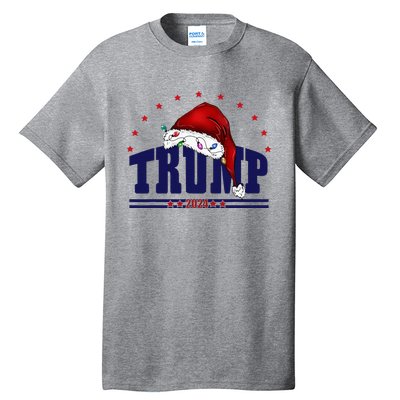 Donald Trump Usa 2024 Santa Claus Hat Tall T-Shirt