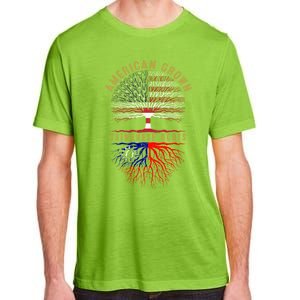 Distressed Tree Usa Flag American Grown Taiwanese Roots Gift Adult ChromaSoft Performance T-Shirt