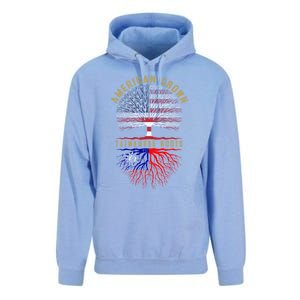 Distressed Tree Usa Flag American Grown Taiwanese Roots Gift Unisex Surf Hoodie