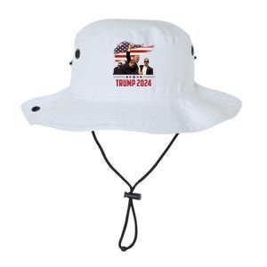 Donald Trump Usa Flag Fist Fight Election 2024 Legacy Cool Fit Booney Bucket Hat