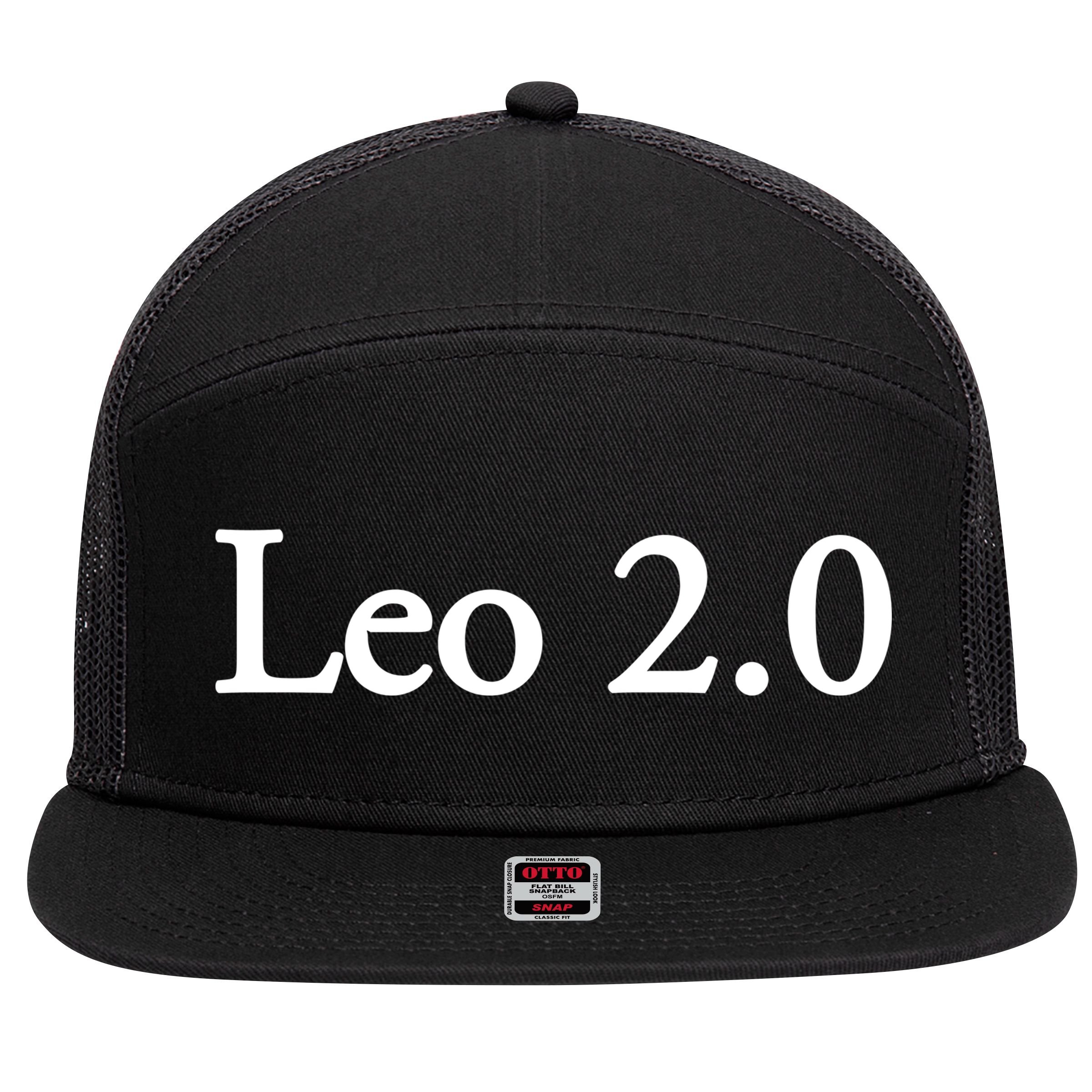 Donald Trump Ultra Maga Leo 2.0 7 Panel Mesh Trucker Snapback Hat