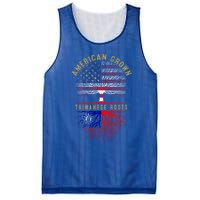 Distressed Tree Usa Flag American Grown Taiwanese Roots Gift Mesh Reversible Basketball Jersey Tank