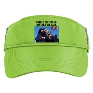 Donald Trump United We Stand Dived We Fall Adult Drive Performance Visor