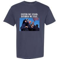 Donald Trump United We Stand Dived We Fall Garment-Dyed Heavyweight T-Shirt