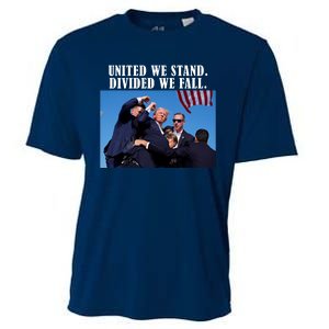 Donald Trump United We Stand Dived We Fall Cooling Performance Crew T-Shirt