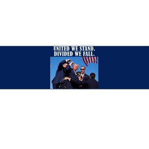 Donald Trump United We Stand Dived We Fall Bumper Sticker