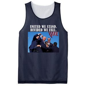 Donald Trump United We Stand Dived We Fall Mesh Reversible Basketball Jersey Tank