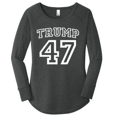 Donald Trump Vance 2024 Election 47th President Women Women's Perfect Tri Tunic Long Sleeve Shirt