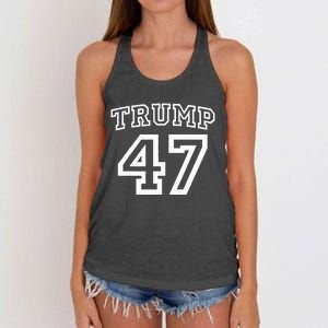 Donald Trump Vance 2024 Election 47th President Women Women's Knotted Racerback Tank