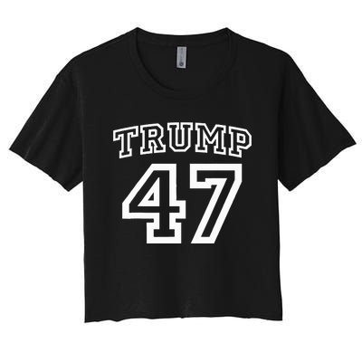 Donald Trump Vance 2024 Election 47th President Women Women's Crop Top Tee