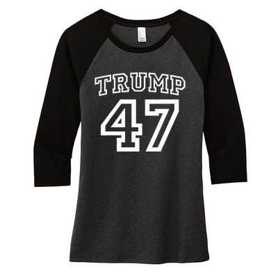 Donald Trump Vance 2024 Election 47th President Women Women's Tri-Blend 3/4-Sleeve Raglan Shirt