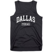 Dallas Texas Vintage Worn Design Classic Tank Top