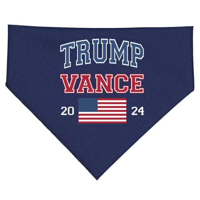 Donald Trump Vance 2024 For President USA-Made Doggie Bandana