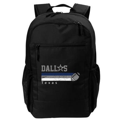 Dallas Texas Vintage Retro Football Backpack