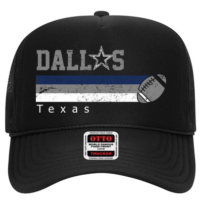 Dallas Texas Vintage Retro Football Trucker Hat