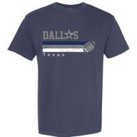 Dallas Texas Vintage Retro Football Garment-Dyed Heavyweight T-Shirt