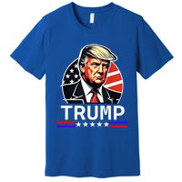 Donald Trump Vintage American Flag Trump Great Gift Premium T-Shirt