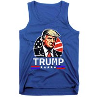 Donald Trump Vintage American Flag Trump Great Gift Tank Top