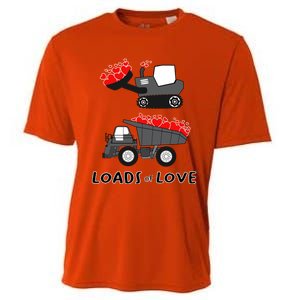 Dump Truck Valentine's Day Of Lover Gift Cooling Performance Crew T-Shirt