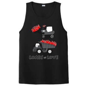 Dump Truck Valentine's Day Of Lover Gift PosiCharge Competitor Tank