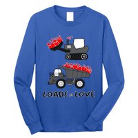 Dump Truck Valentine's Day Of Lover Gift Long Sleeve Shirt