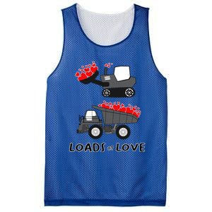 Dump Truck Valentine's Day Of Lover Gift Mesh Reversible Basketball Jersey Tank