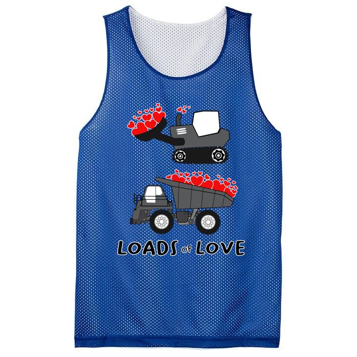 Dump Truck Valentine's Day Of Lover Gift Mesh Reversible Basketball Jersey Tank