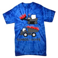 Dump Truck Valentine's Day Of Lover Gift Tie-Dye T-Shirt