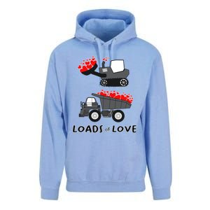 Dump Truck Valentine's Day Of Lover Gift Unisex Surf Hoodie